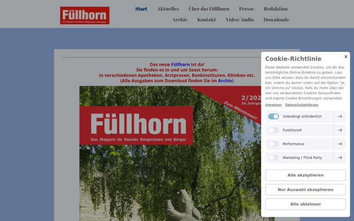 Screenshot of fuellhorn-soest.de