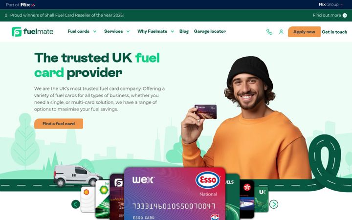 Screenshot of fuelmate.co.uk