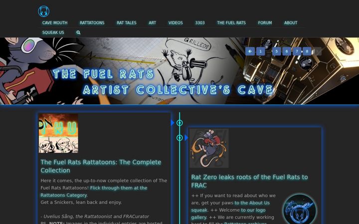 Screenshot of fuelratart.org