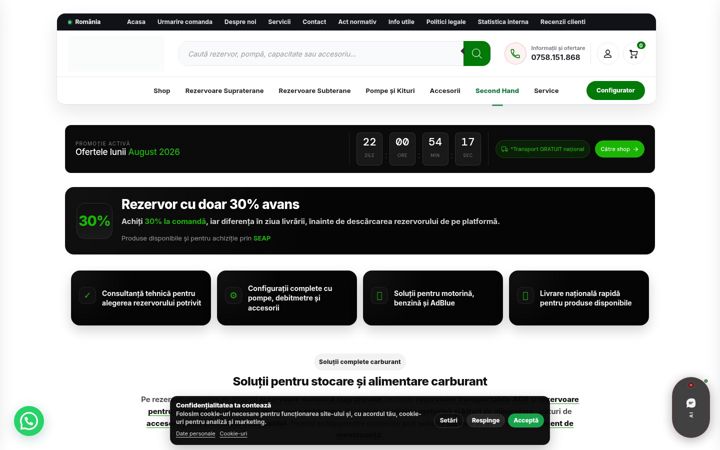Screenshot of fueltankfactory.com