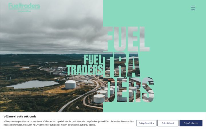 Snímek obrazovky fueltraders.sk