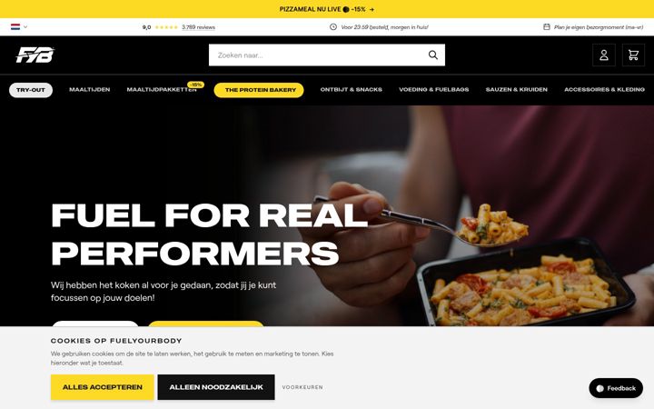 Screenshot of fuelyourbody.nl