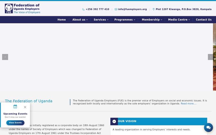 Screenshot of fuemployers.org