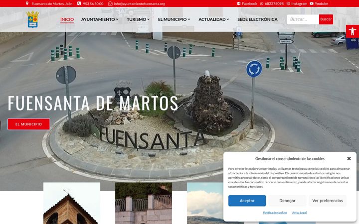 Képernyőkép: fuensantademartos.es