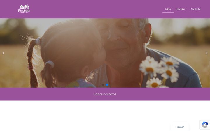 Screenshot of fuensantafarma.com