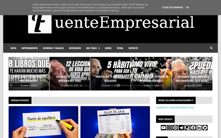 Screenshot of fuenteempresarial.com