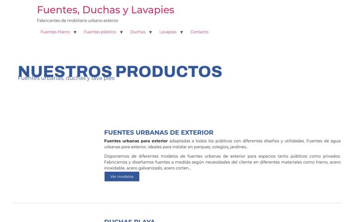 Screenshot of fuentesurbanas.com