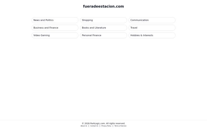 Screenshot of fueradeestacion.com