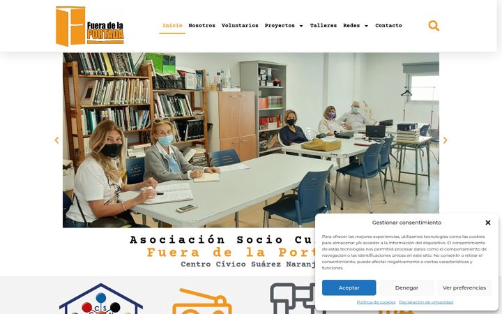 Screenshot of fueradelaportada.com