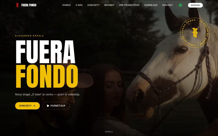 Screenshot of fuerafondo.com