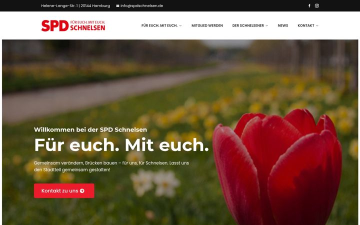 Skjámynd af fuereuchmiteuch.de