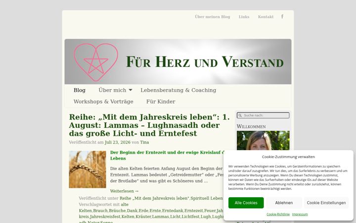 Screenshot of fuerherzundverstand.de