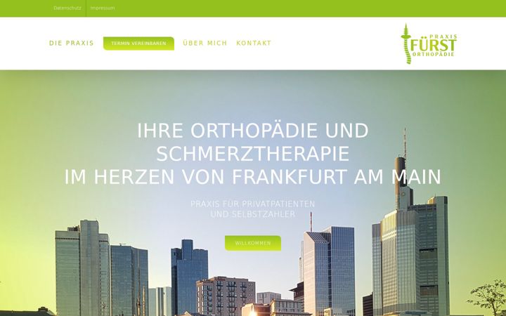 Screenshot of fuerst-orthopaedie.de
