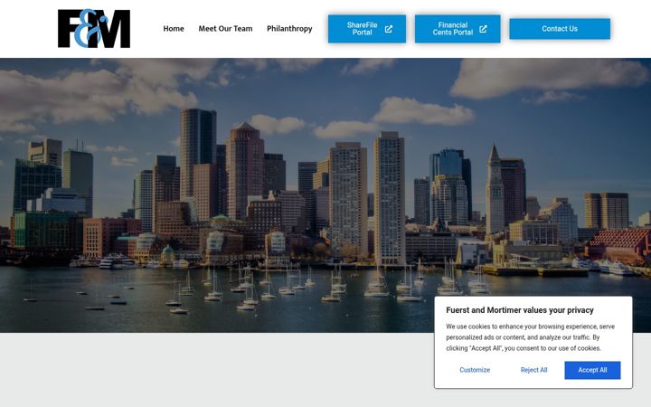 Screenshot of fuerstandmortimer.com