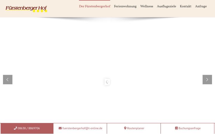 Skjámynd af fuerstenberger-hof.de
