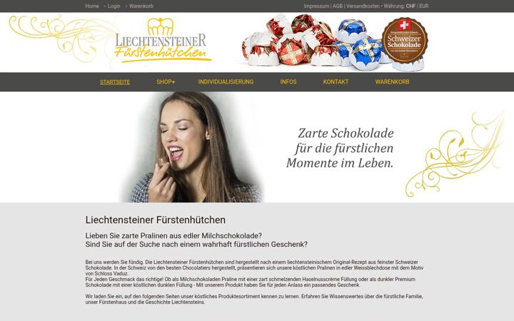 Screenshot of fuerstenhuetchen.li