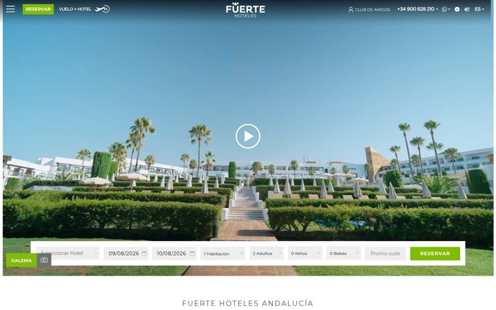 Screenshot of fuertehoteles.com