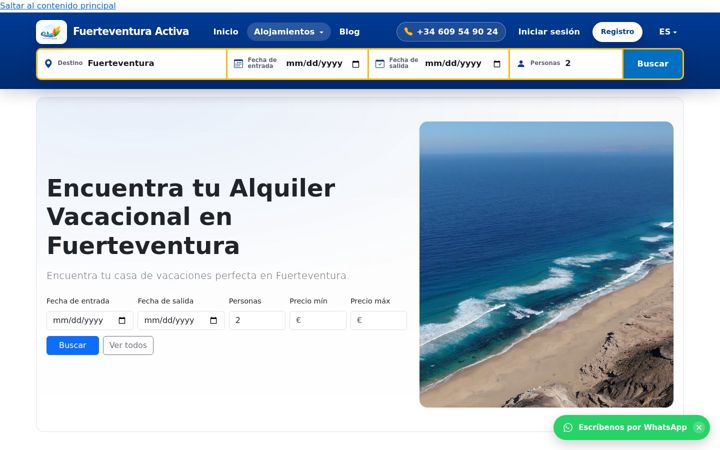 Screenshot of fuerteventuractiva.es