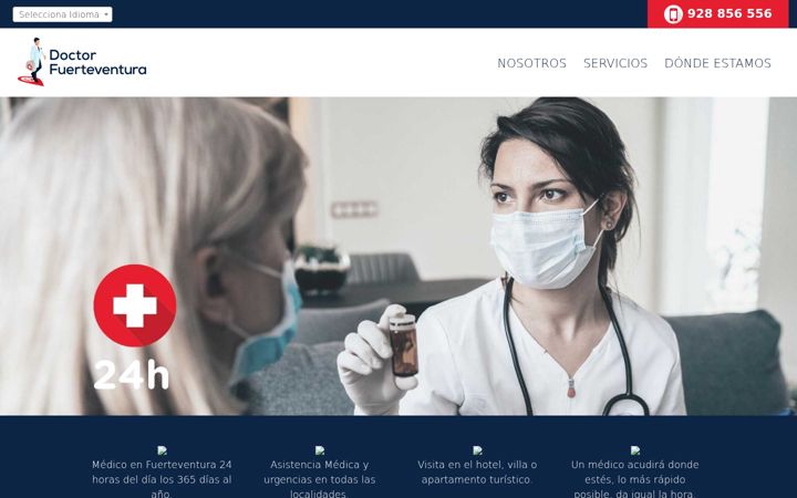 Screenshot of fuerteventuradoctors.com