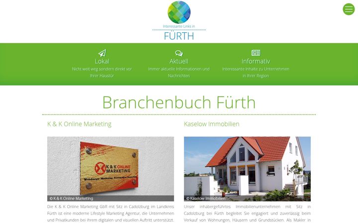 Screenshot of fuerth-links.de