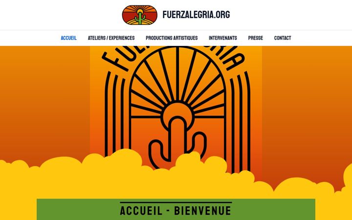 Screenshot of fuerzalegria.org