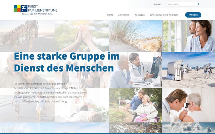Screenshot of fuest-stiftung.de