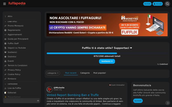 Screenshot of fuffapedia.com