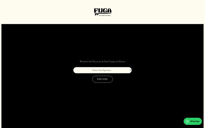 Screenshot of fugasurfcamp.mx