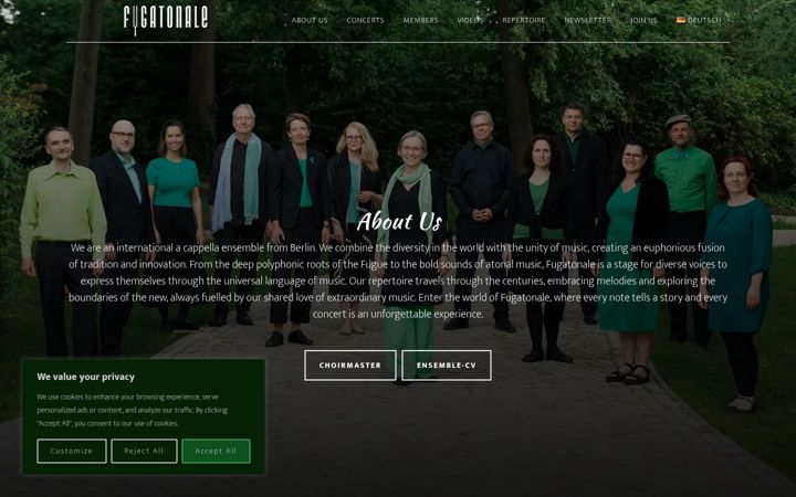 Screenshot of fugatonale.com