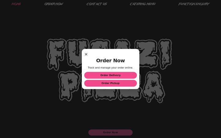 Screenshot of fugazipizza.com
