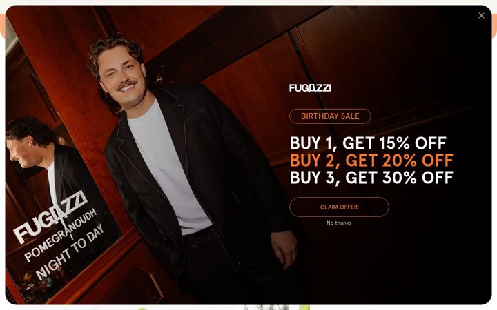 Screenshot of fugazzifragrances.com