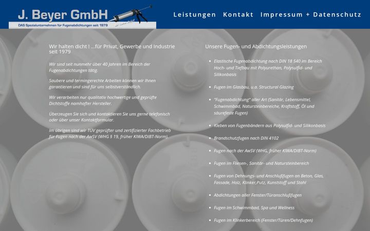 Screenshot of fugen-beyer.de