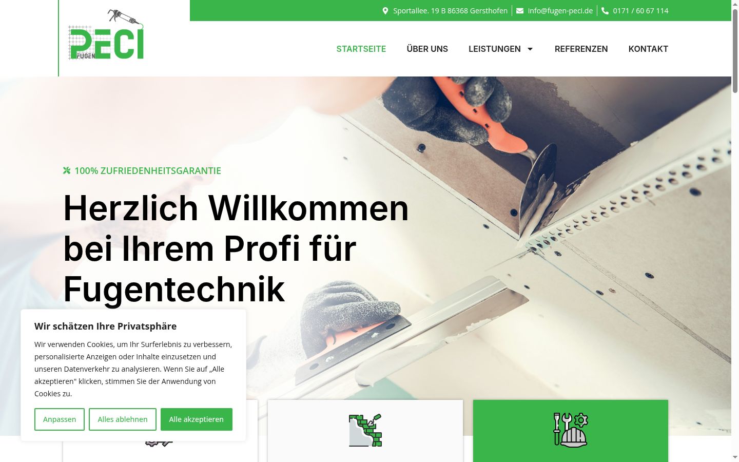 Sutikimo reklamjuostės, rodytos prieš bet kokią sąveiką, ekrano kopija