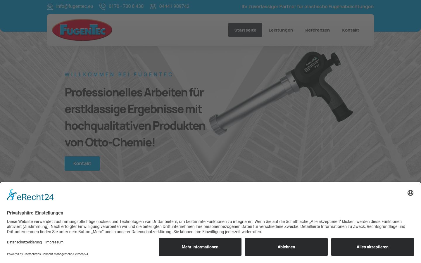 Screenshot tal-banner tal-kunsens muri qabel kwalunkwe interazzjoni