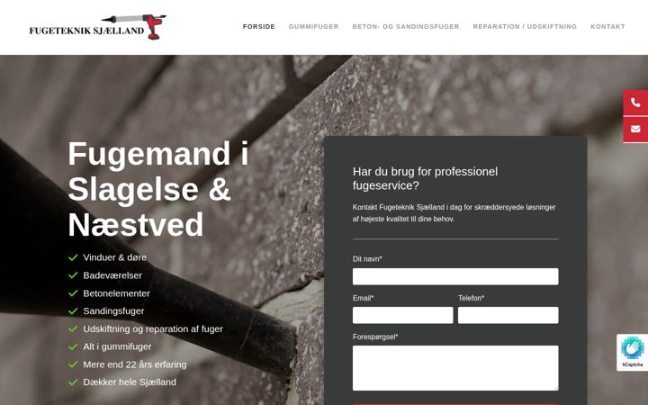 Screenshot of fugeteknik-sjaelland.com