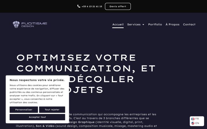 Screenshot of fugitisme-design.fr