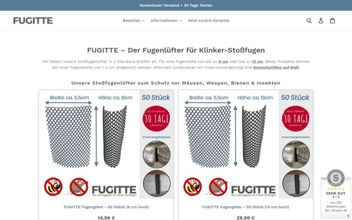 Screenshot of fugitte.de