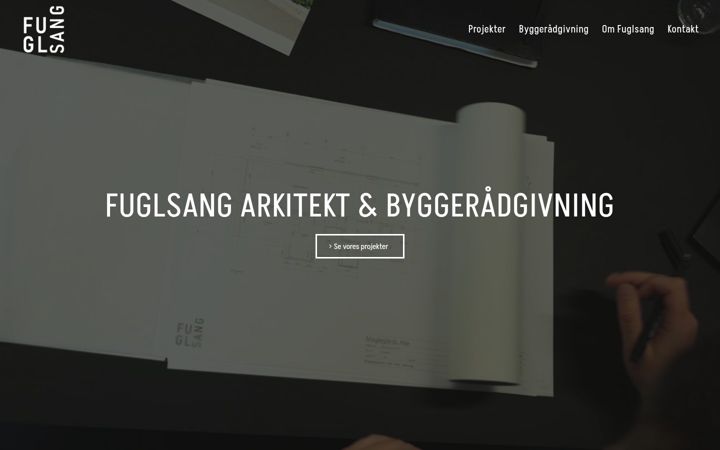 Screenshot of fuglsang-ark.dk