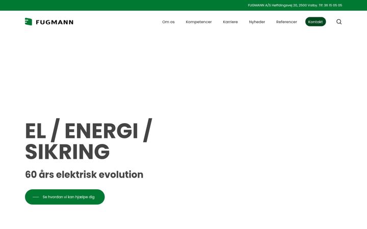 Screenshot of fugmann.dk
