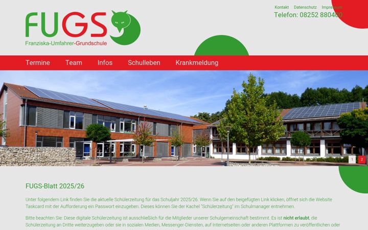 Screenshot of fugs-sob.de