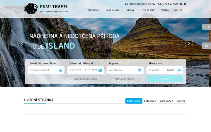 Screenshot of fugutravel.cz