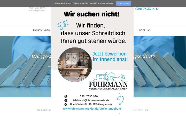 Screenshot of fuhrmann-makler.de