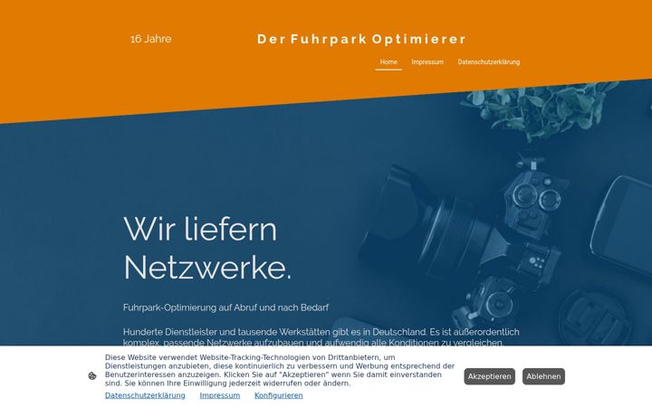 Screenshot of fuhrpark-optimierer.de