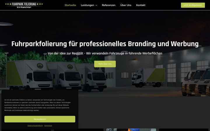 Screenshot of fuhrparkfolierung.de