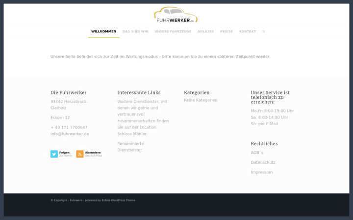 Screenshot of fuhrwerker.de