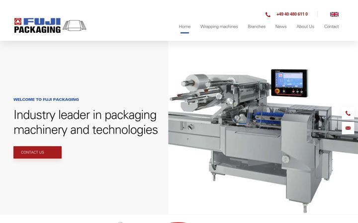 Screenshot of fuji-packaging.com