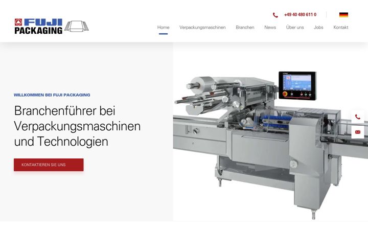 Screenshot of fuji-packaging.de