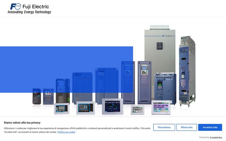 Screenshot of fujielectric-italia.it