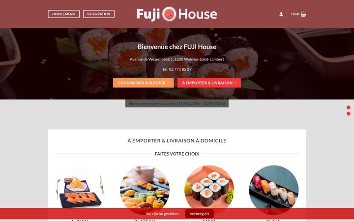Screenshot του fujihouse.be