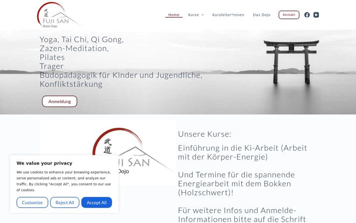 Screenshot of fujisan-budo.de